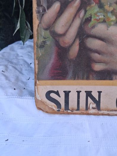 Original Wincarnis Art Nouveau Cardboard Sign