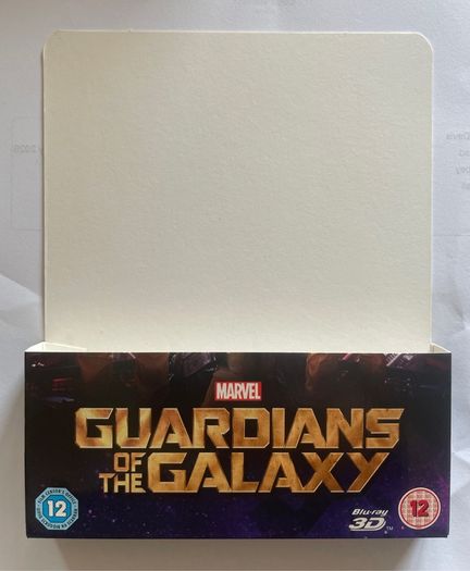 Guardians of the Galaxy blu ray & 3D steelbook