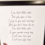 Little Robin Poem by John F. Connor - Framed A4 Print Image 2