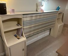 Headboard with lockers