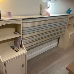Headboard with lockers