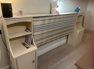 Headboard with lockers