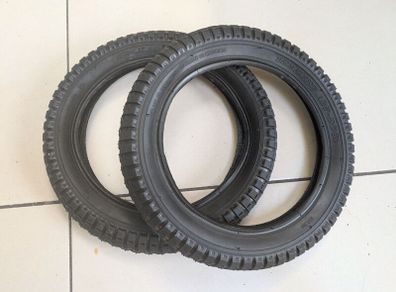 Black rubber bicycle/ scooter tire