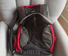 Tumi Ducati motorcycle helmet backpack