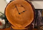 Artisan Handmade Wooden Freestanding Clock - Large 60cm Silent Timepiece