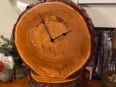 Artisan Handmade Wooden Freestanding Clock - Large 60cm Silent Timepiece