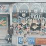 Old advertising shop front picture print ,different brands for sale, in the shop,nice for any home bar or man cave pub restaurant etc,,buyer collects thank you,, rather buyer collects with the glass ,sold as is ,,see pictures for condition Image 8