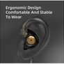EDX PRO Wired in-Ear Earbuds HIFI Deep Bass Sound Headphones with 1DD New 10mm Dynamic Driver Image 8