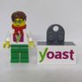 Lego Promotional Yoast Minifigure Special Limited Edition Super Rare Minifigure  Lego Promo Kit Figure YOAST On Magnet Holder Also With Scooter Very Rare   Little is known about these figures but one thing i do know is that they are rare and hard to find Image 8
