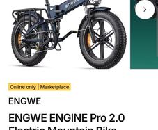 Engwe Engine Pro 2 Electric Bike Brand New Unopened