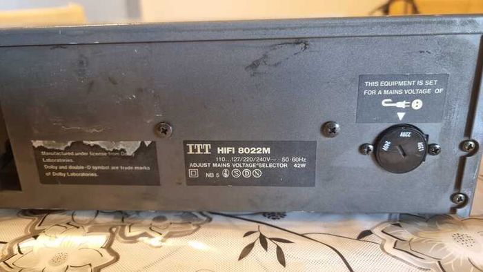 From 1978 - ITT Tapedeck Schaub-Lorenz Hifi 8022M, working well.