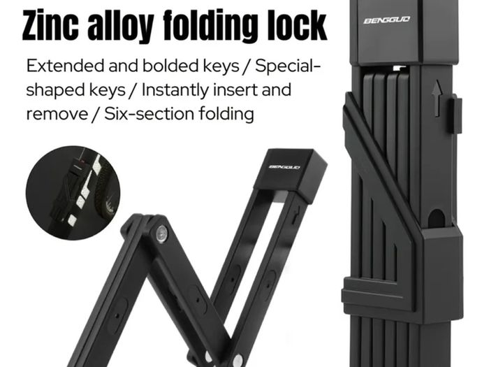 Portable Anti-Theft Zinc Alloy Folding Lock