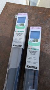 Homebase Blackout Roller Blinds - Navy - 120cm x 170cm - Brand New