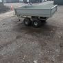 Flat bed/versatile atv farm bog hay trailer 4x8 Image 8