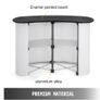 51x38.5 Inch Portable Pop Up Trade Show Display Exhibition Counter Promotion Podium Table Stand Booth with Wall Carry Bags Image 3