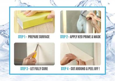 Liquid Masking Tape & Primer in One!