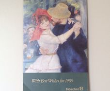 Hoechst Art Calendars 1989 Art Prints (x 2)