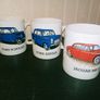collection of six automotive mugs Image 2