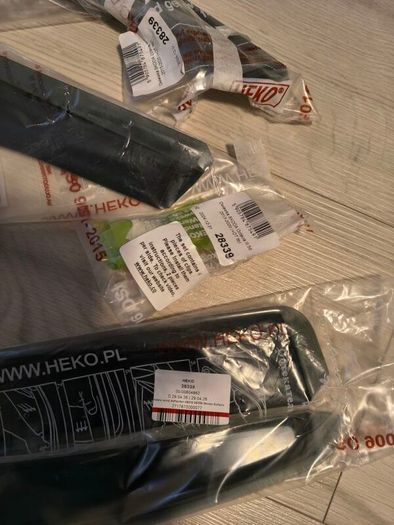 Skoda Octavia MK3 Wind Deflectors Wind Visors Team HEKO Rear Hatchback plus Front FREE
