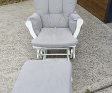 Rocking Chair and Footstool