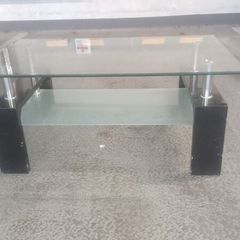 Glass coffee table
