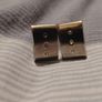 Cufflink pairs with embedded gems Image 4