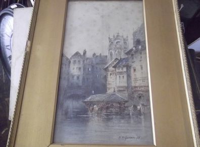 a early irish water colour by william bingham mcguinness