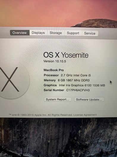 A1502 MacBook Pro