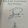 Signed Terry Pratchett The Last Continent First Edition 1998 HB Doubleday DJ Image 6