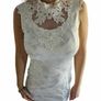 White floral lace dress Image 7