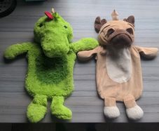 Small hot water bottle covers ONLY
