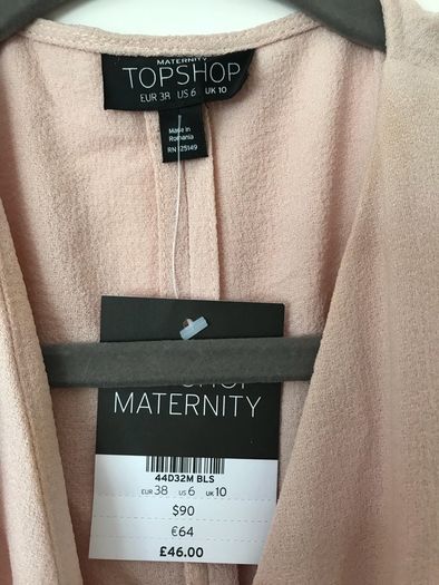 Maternity Wrap Midi Dress