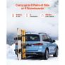 Folding Hitch Mounted Ski & Snowboard Rack, Fits 50 mm Receiver, Carries up to 6 Pairs of Skis or 4 Snowboards, Adjustable Hitch-Mounted Rack for Car with Key Lock, Security Strap, Tilt Access Image 6