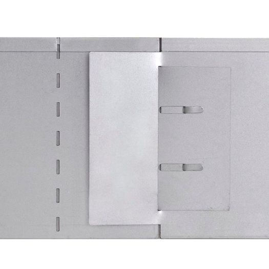 Lawn Fence 20 pcs Galvanised Steel 100x20 cm