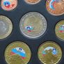 Slovenia first year euro coins set 2007 colour details Image 4