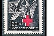 Genuine 1943 German WW2 stamp