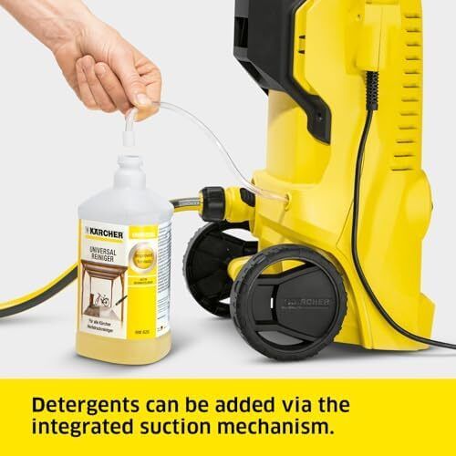 Karcher K 2 Power Control Home pressure washer, pressure: max. 110 bar, flow rate: 360 l/h, area: 20 msq/h, water filter, weight: 4.0 kg, high-pressure gun, dirt blaster, spray lance
