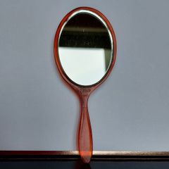 Vintage "Pygmalion" Hand Held Bakelite/Celluloid Bevelled Mirror
