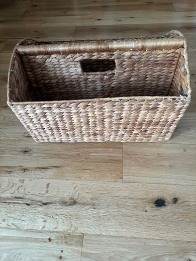 Wicker Magazine Basket