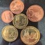 Slovakia 1,2,5,10,20 & 50 Cent Prototype, Probe, Essai coin's (6 coin Lot) Image 2