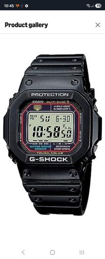 Casio Men's Digital Quartz Watch with Plastic Strap GW-M5610U-1ER, Black, One Size Fits All, GW-M5610U-1ER