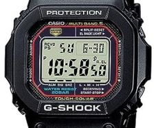 Casio Men's Digital Quartz Watch with Plastic Strap GW-M5610U-1ER, Black, One Size Fits All, GW-M5610U-1ER