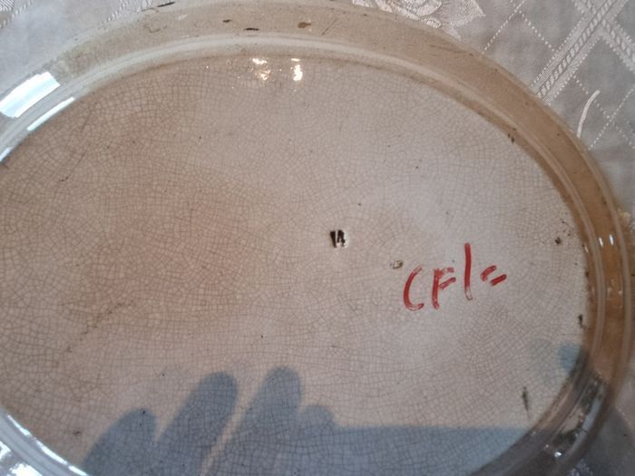 A large old platter