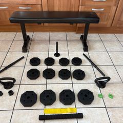Nice Handy Gy Weights / Bench Set!!