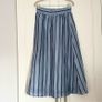 Sezane Siloe blue stripe skirt size 36 Image 2