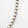 925 Vintage Italian Sterling Silver Box Chain Bracelet Image 4