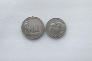 Australia : 2005 - Commemorating The 60th Anniversary of The End of WW2 , 20c and 50c Coins