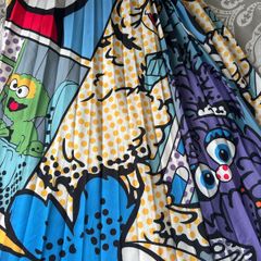 Sesame Street cartoon print skirt
