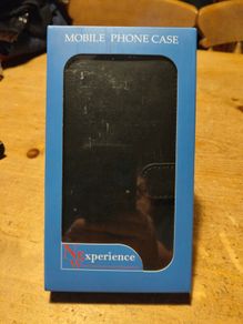 Mobile leather Black phone cover, New in Box. For a One plu.rNord CE 2 lite.