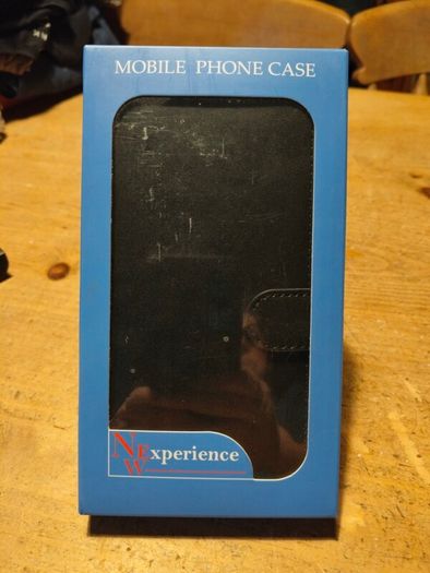Mobile leather Black phone cover, New in Box. For a One plu.rNord CE 2 lite.